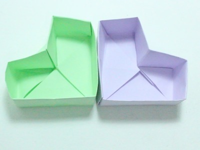 Heart box. Caja De Corazón Origami