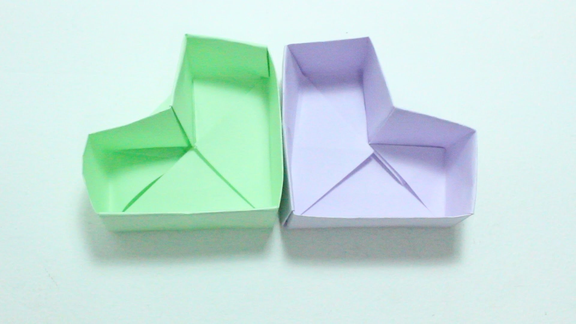 Heart box. Caja De Corazón Origami
