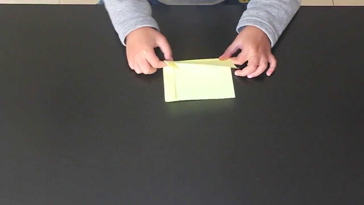 Origami - Como hacer un avión planeador de papel