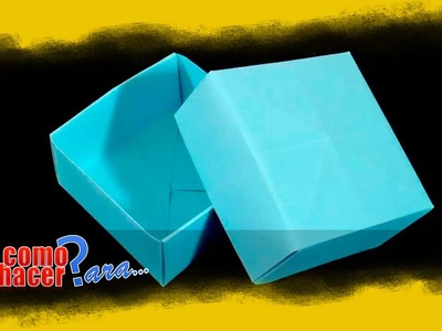 Origami: Cómo hacer una Caja de Papel