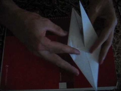 Pajaro que aletea de origami