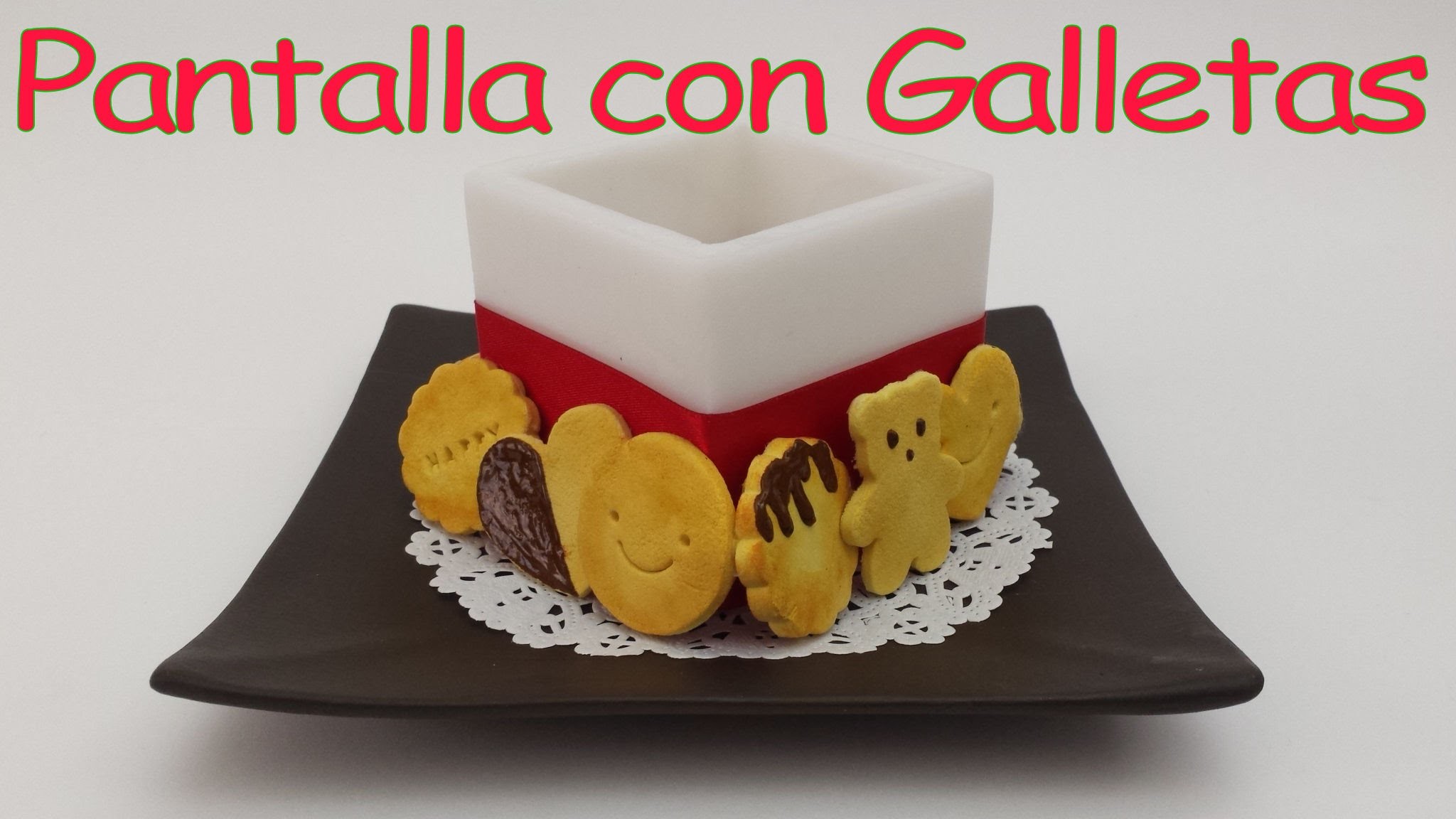 Pantalla con Galletas.DIY TUTORIAL
