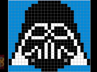 Patrón Hama Beads - Darth Vader