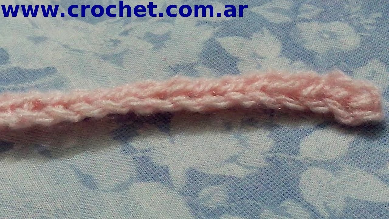Punto raso en tejido crochet tutorial paso a paso.