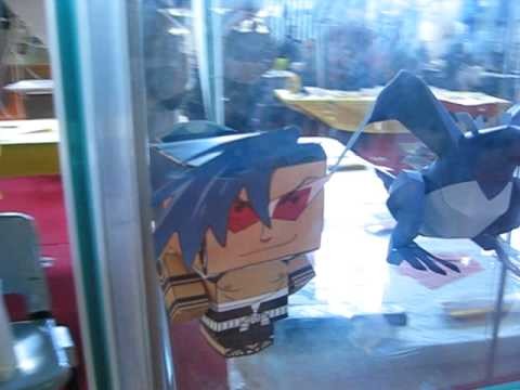 Salon Manga Jerez 09 - Exposición Papercraft