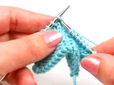 Surjete sencillo - Slip one, knit one, pass slipped stitch over decrease