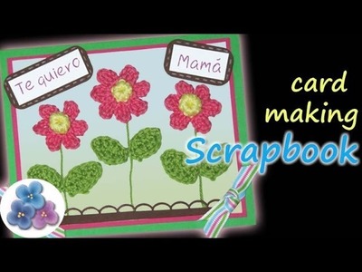 Tarjetas Mama Scrapbook *Card Making* Postales Felicitaciones Tarjetas de Cumpleaños Pintura Facil