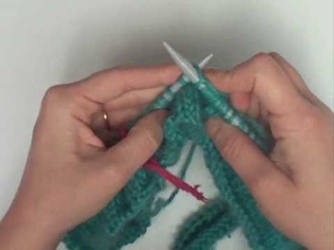 Tejer con aguja circular. Circular needle Knitting