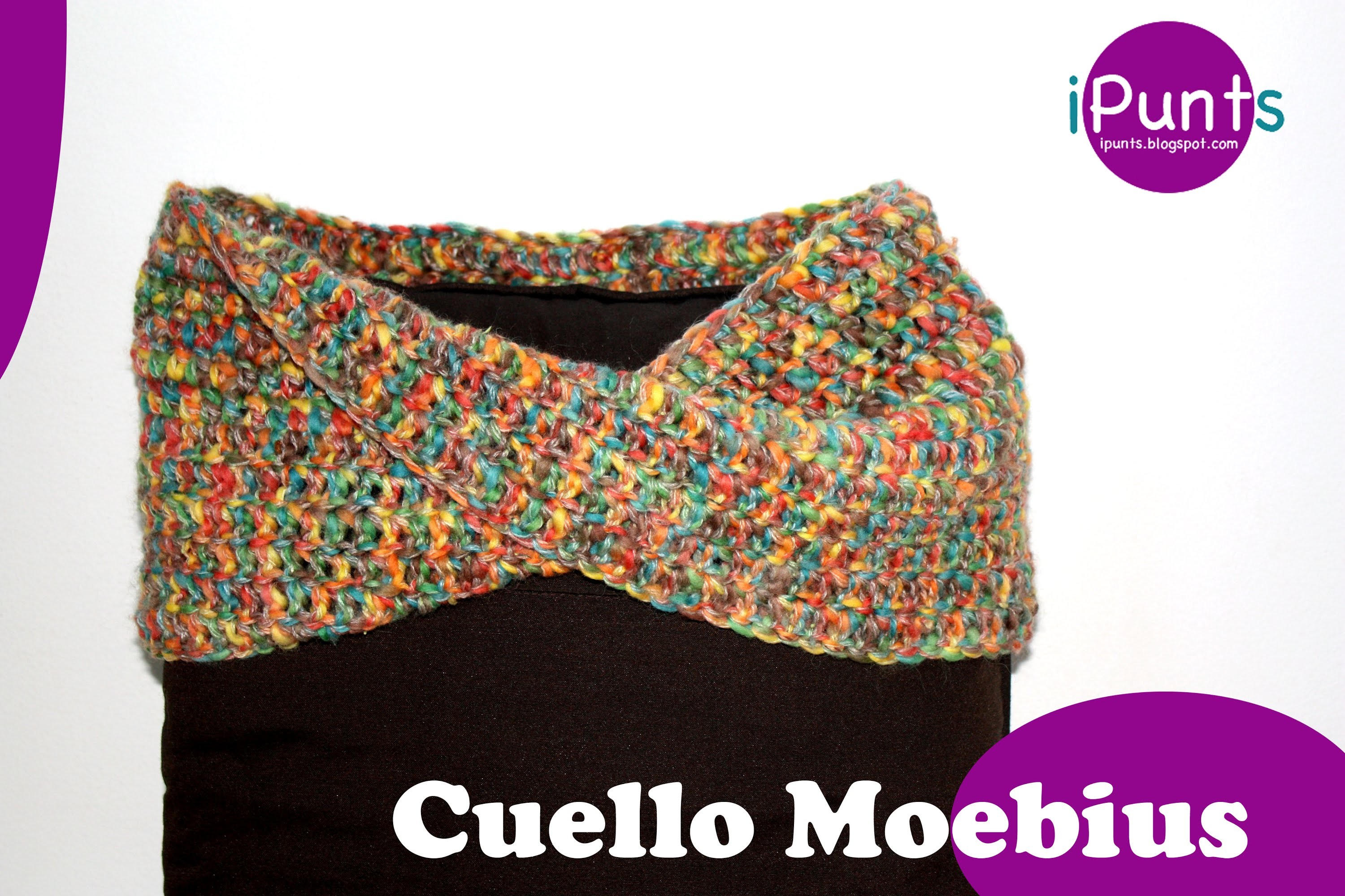 Tutorial Cuello Moebius crochet paso a paso