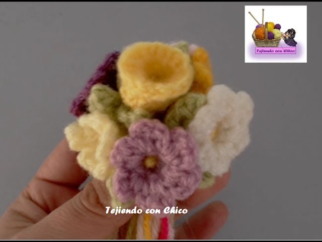 Tutorial flor crochet (mod-1)
