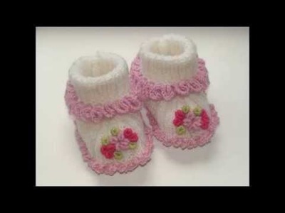 Zapatitos para bebe recién nacido en crochet