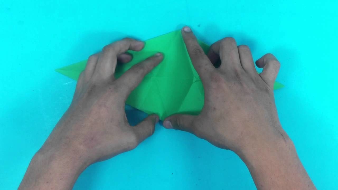 Cocodrilo de origami - Entretenimiento para niños