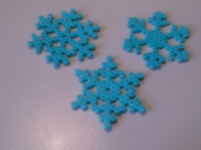 Copos de Nieve con Hama Beads