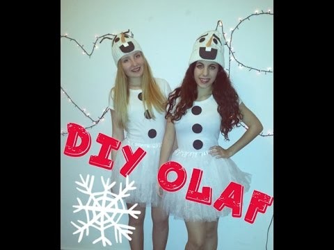 DIY disfraz OLAF muñeco de nieve.  DIY COSTUME OLAF
