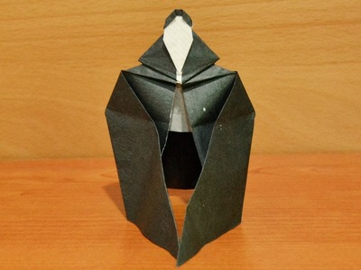 Drácula de papel. Origami para Halloween