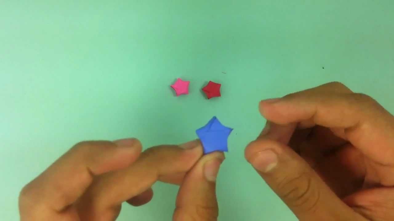 Estrella de origami - Manualidades de papel