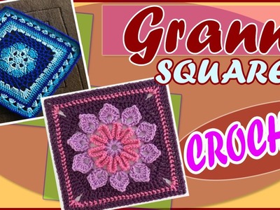 Granny Square Design Tejidos a Crochet Hermosos Diseños
