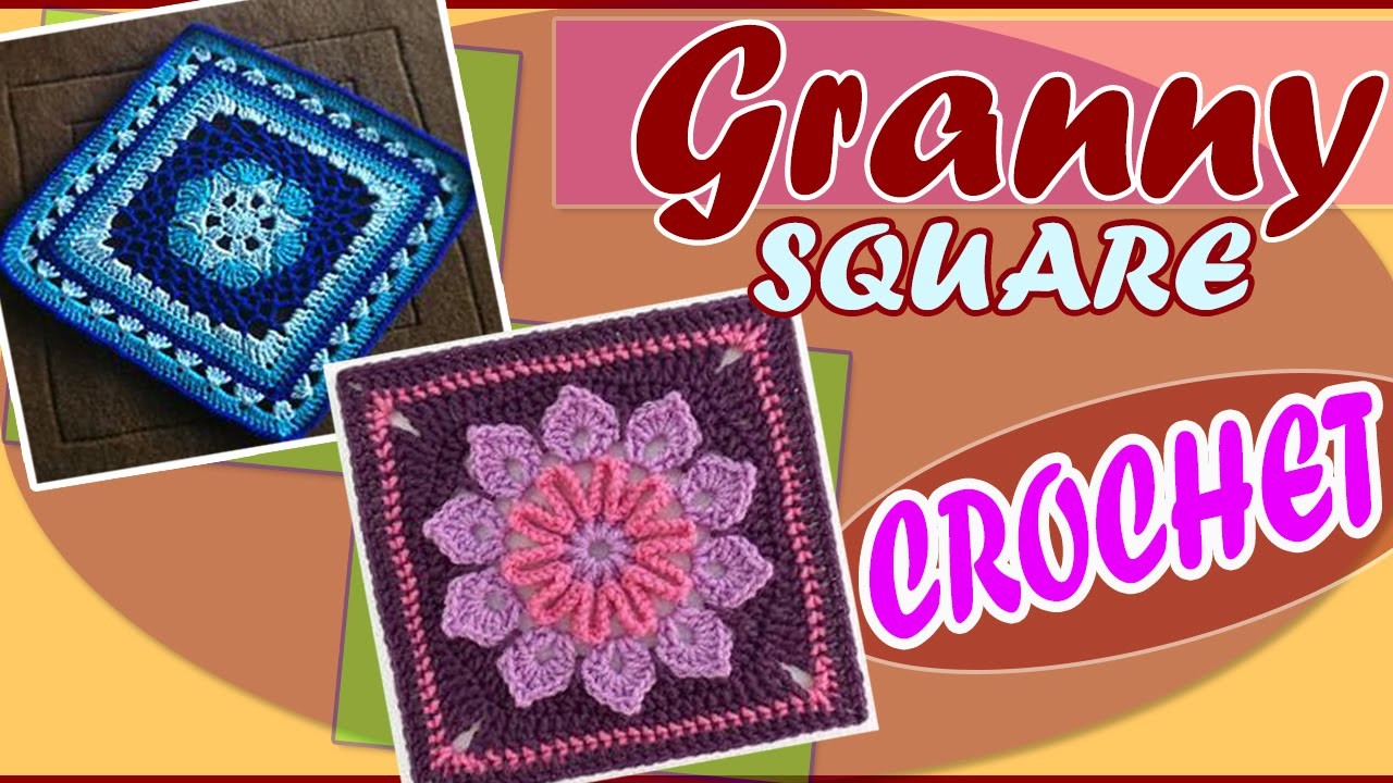 Granny Square Design Tejidos a Crochet Hermosos Diseños