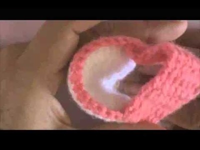 Huarache tejido a crochet para niña - Tutorial