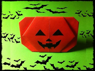 Origami - How to Make Halloween Pumpkins- Como hacer un origami de halloween