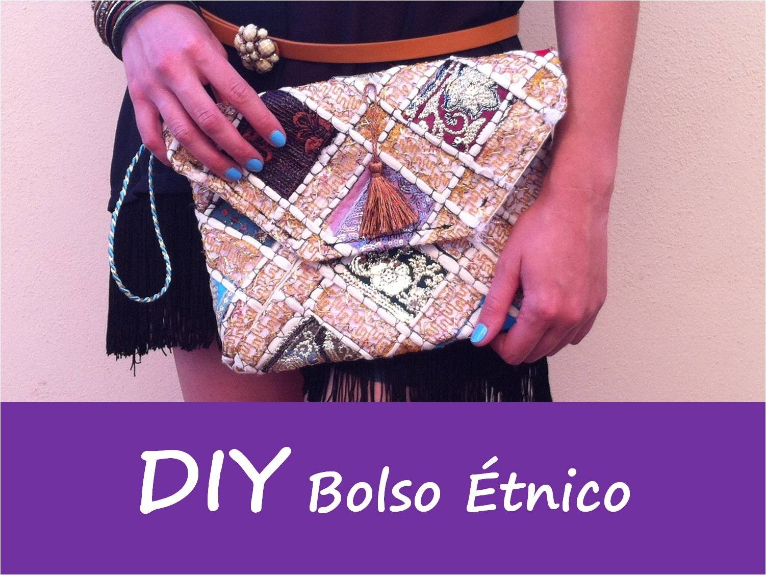 Patrones DIY: TUTORIAL BOLSO ETNICO (bolso fiesta)