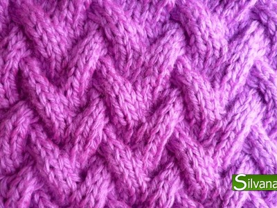 Punto CANASTA. Tejido con dos agujas # 111 Patterns knitting