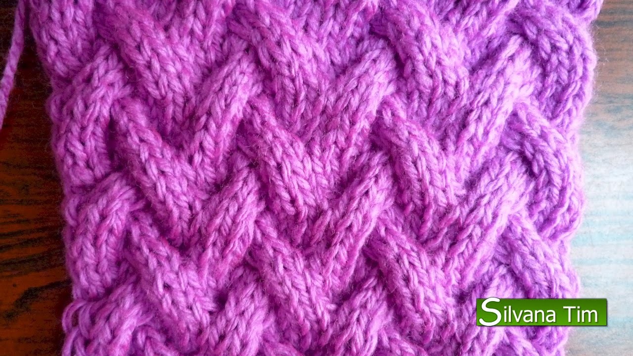 Punto CANASTA. Tejido con dos agujas # 111 Patterns knitting