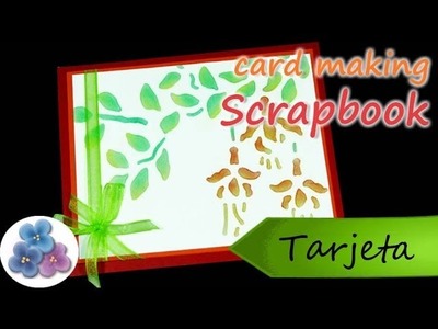 Tarjetas Cumpleaños Scrapbook *Card Making* Tarjetas Felicitacion Día de la Madre Pintura Facil