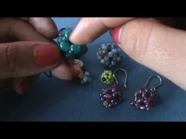 TutoLiz: Aretes hechos con Bolita (Beads)