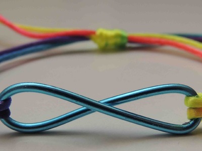 Tutorial DIY Pulsera con simbolo infinito. Bracelet symbol infinity.
