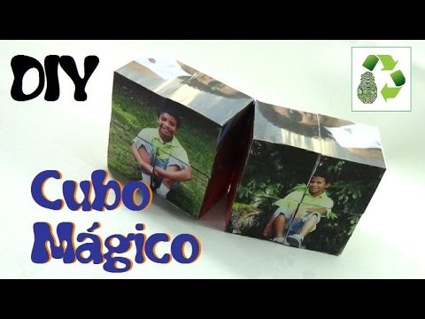 3. DIY CUBO MÁGICO (RECICLAJE DE CAJAS DE GALLETAS)