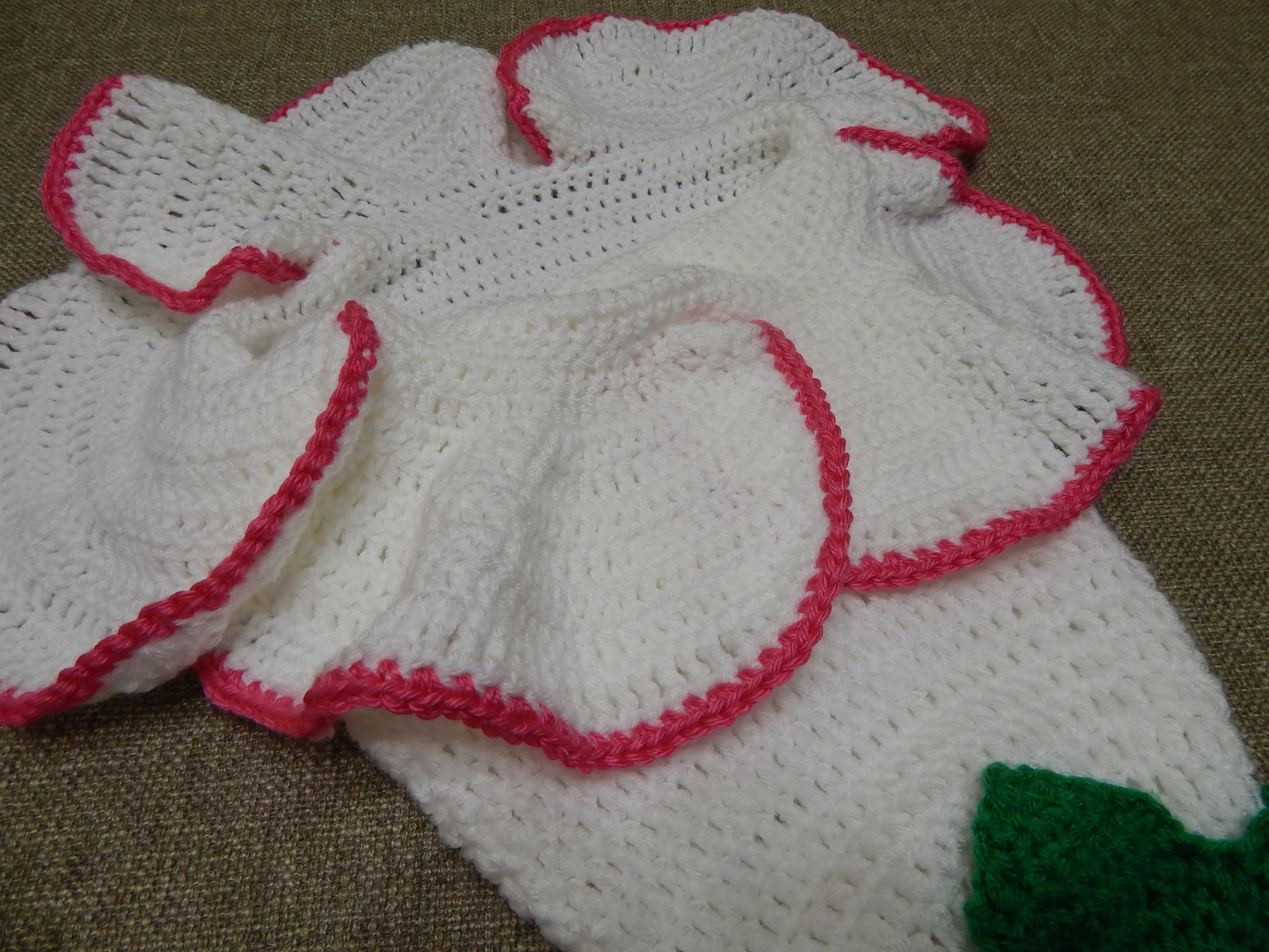 Capullo en Flor para Bebe Crochet parte 2 de 2