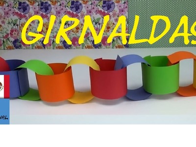 CÓMO HACER GIRNALDAS PARA FIESTAS PASOS A PASO - TUTORIAL DIY