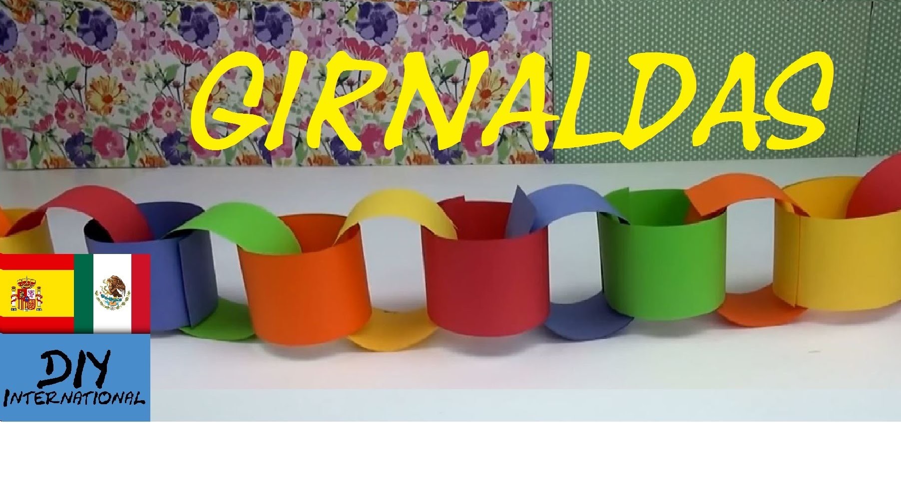CÓMO HACER GIRNALDAS PARA FIESTAS PASOS A PASO - TUTORIAL DIY