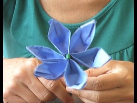 Cómo hacer una Flor en Origami - Manualidades para todos