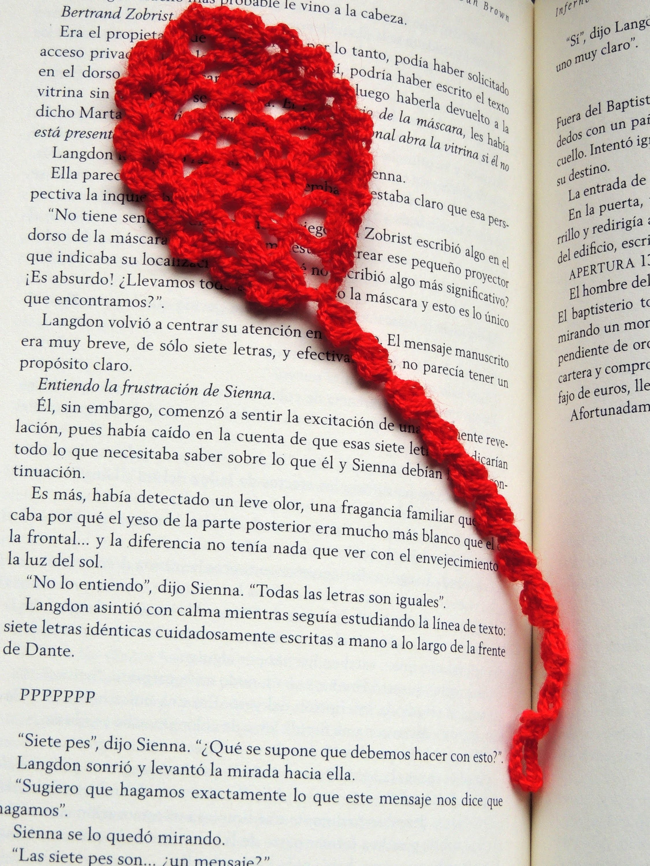 Crochet : Marcador de Libros # 2