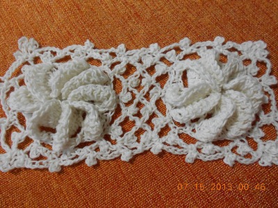 Crochet Una Flor en  Cuadro
