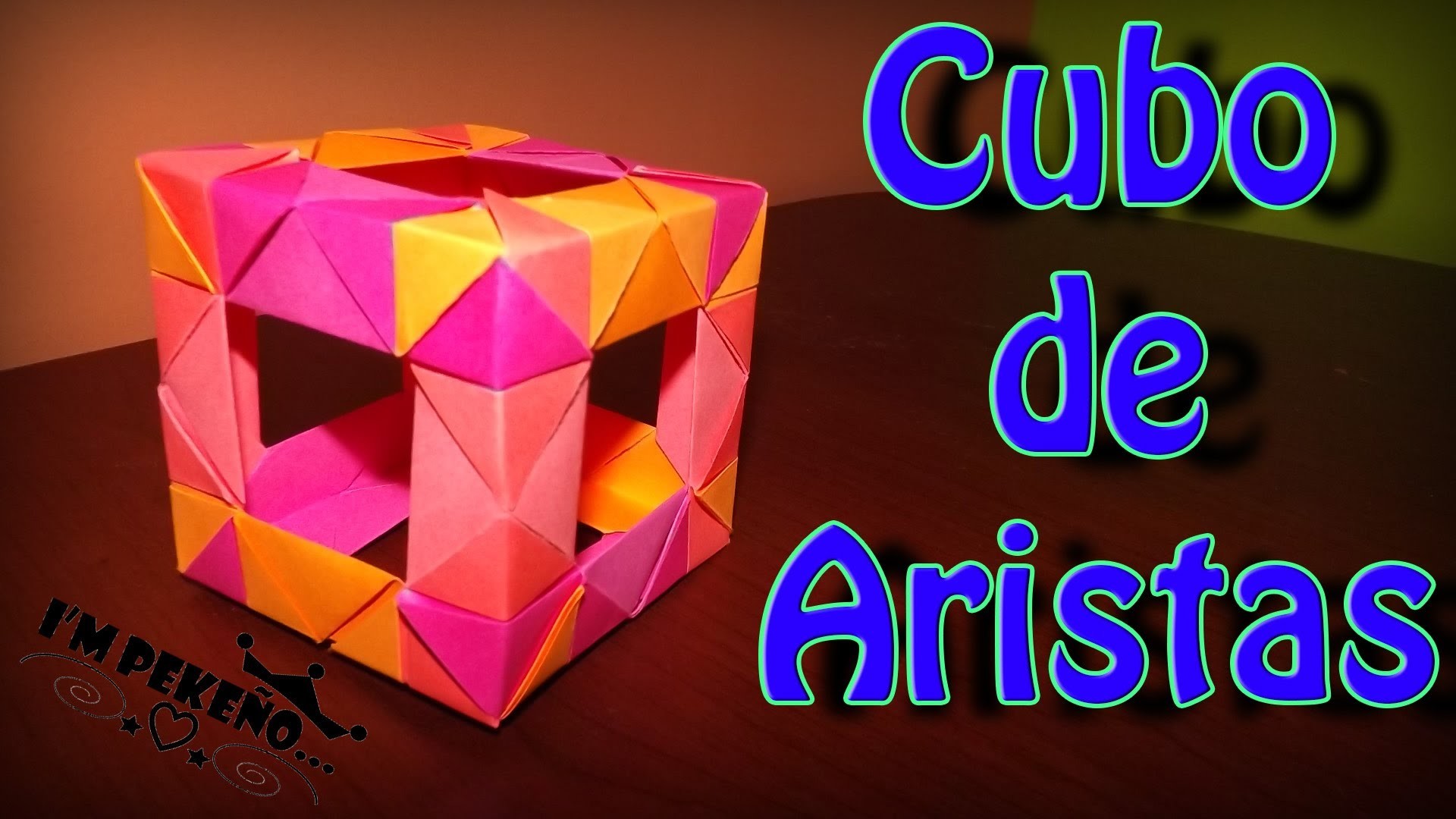 DIY - Cubo Origami - Pekeño ♥