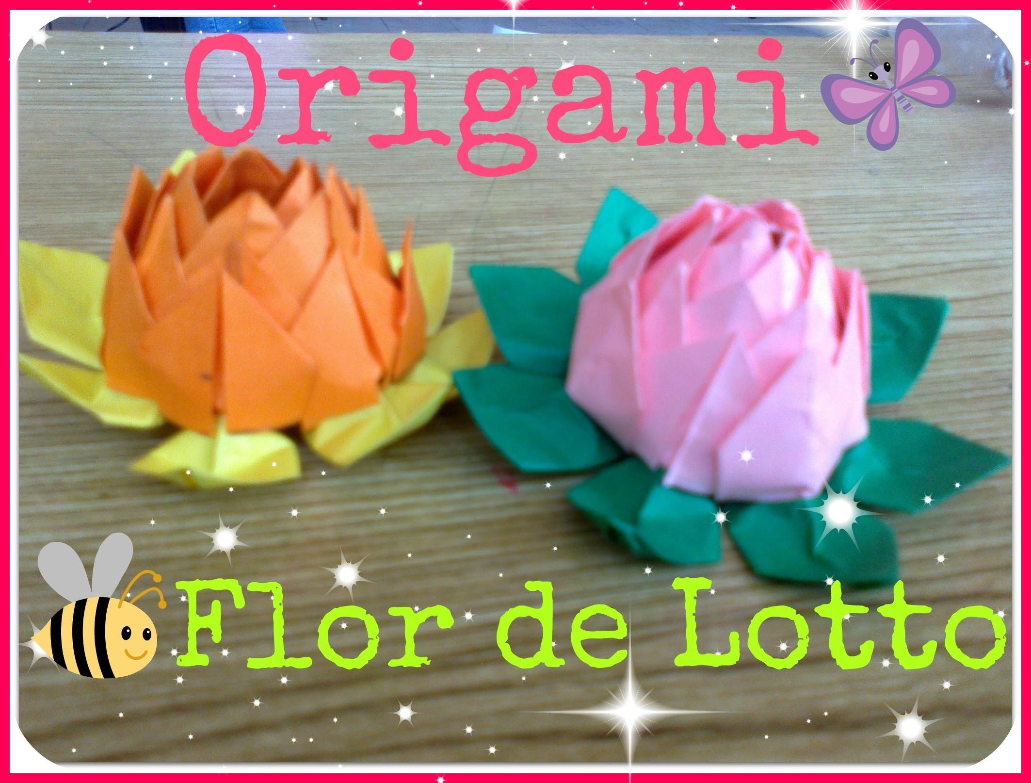 Flor de Loto.Origami