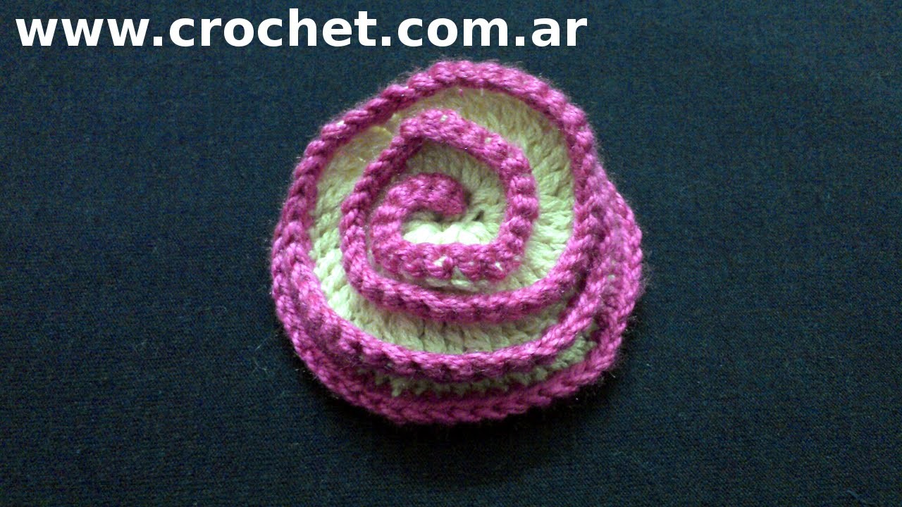 Flor N° 17 en tejido crochet tutorial paso a paso.