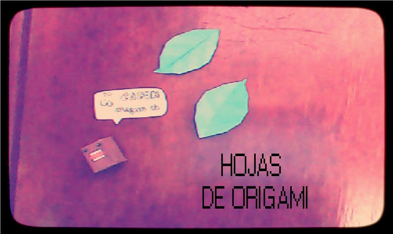 Hojas de Origami