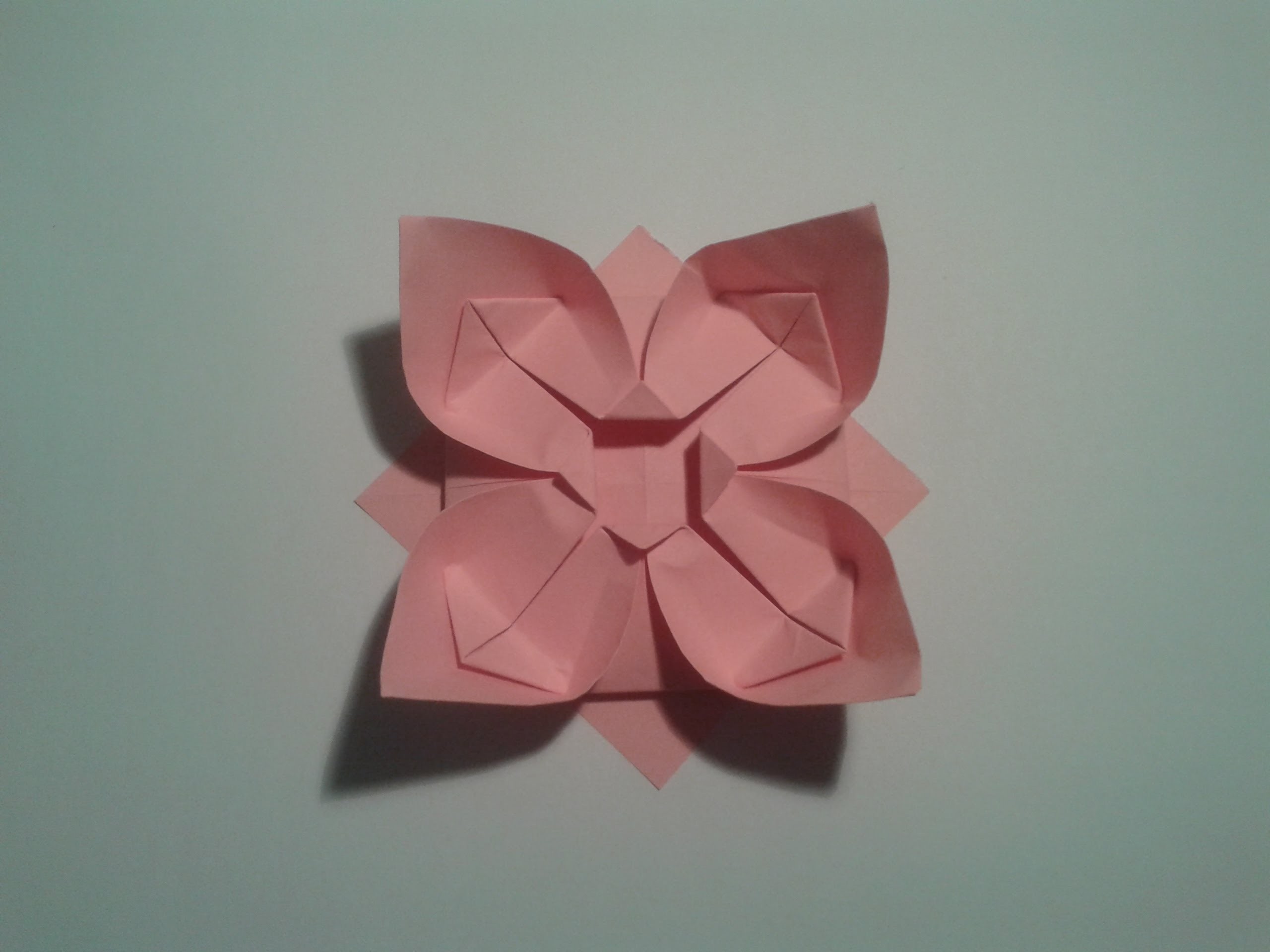 How to make an easy origami flower