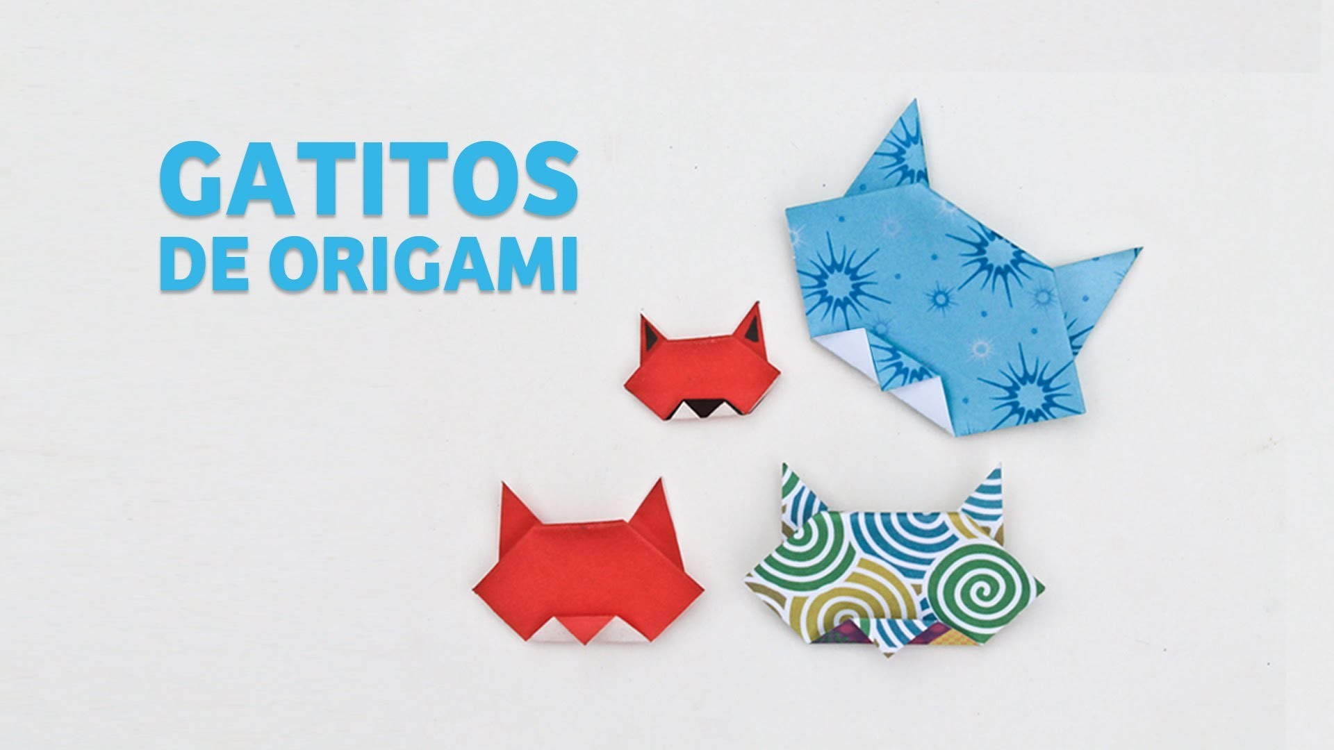 Lindos Gatitos De Origami