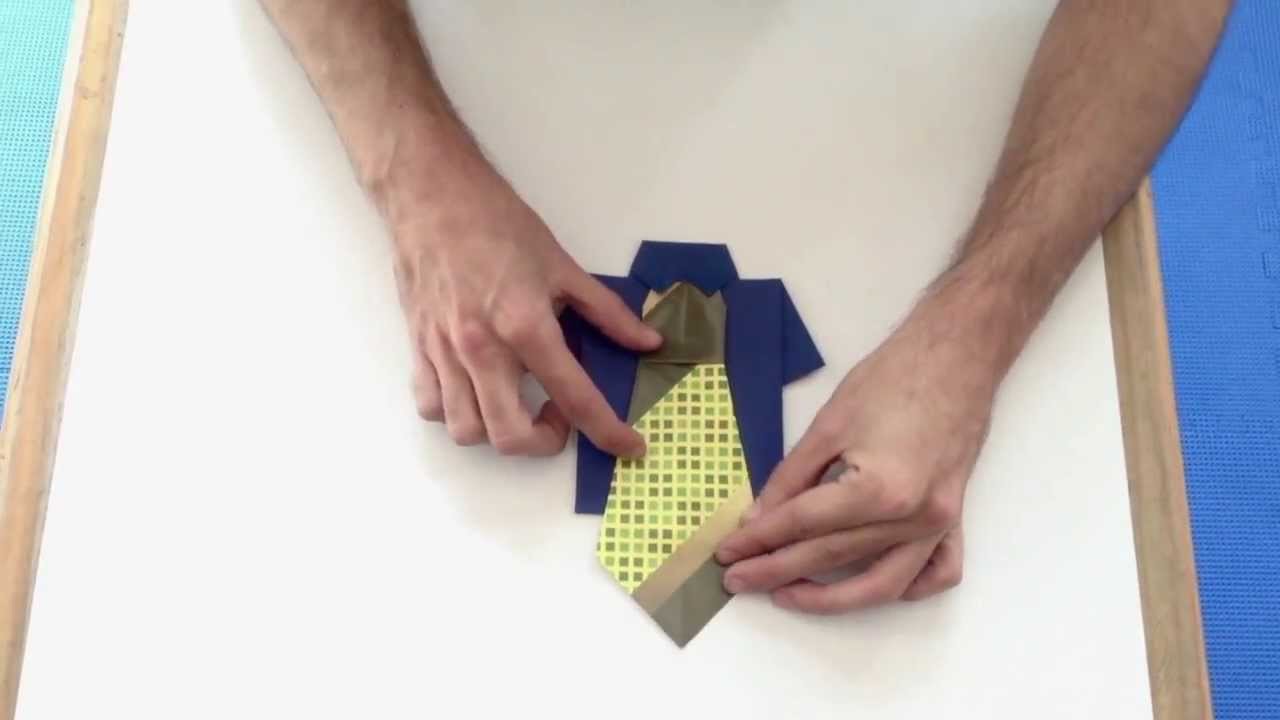 Origami: Camisa para Papá