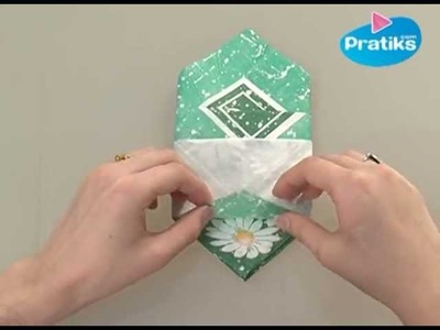 Origami - ¿Cómo hacer un portacubiertos de papel?