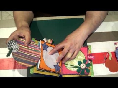 Scrapbook para niños: minialbum de fundas de cds. Tutorial  1º parte : Manualidades para niños.
