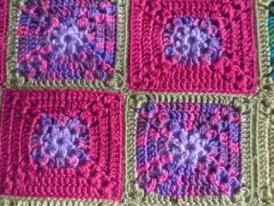 T&P - Colors of Heaven - Manta a Crochet. Ganchillo