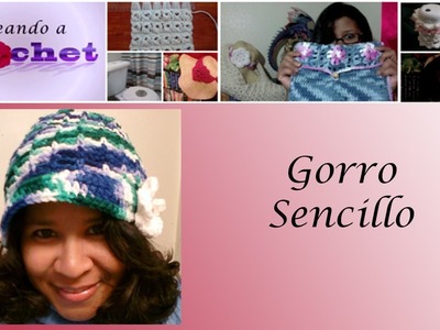 Gorro sencillo -Tutorial de tejido crochet