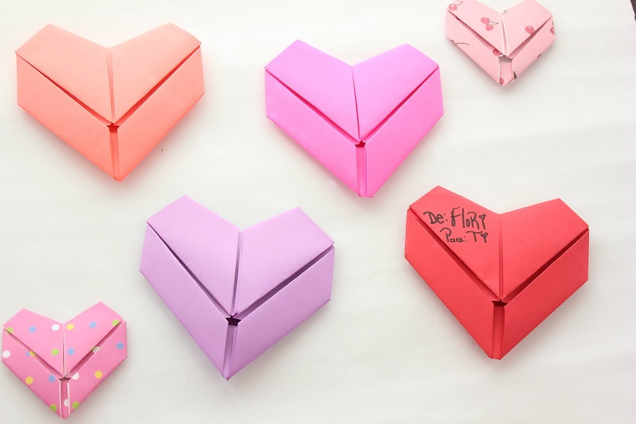 Como doblar tus cartas en forma de corazón