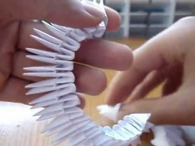 Como hacer origami 3d cisne